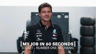 My Job in 60 Seconds | F1 Number One Mechanic
