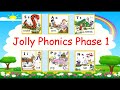 Jolly phonics phase 1 satipin review with songs  vocabulary  interesting  activities