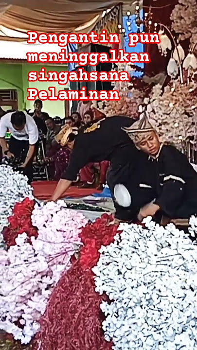 Pengantin Menghindar takut kena pecahan Piring #vlogs #wedding #music #vlog #dance #pernikahan #ad