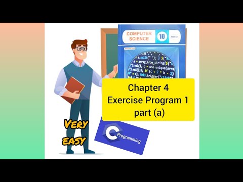 Class 10 Computer Science Chapter 4 |  Exercise program 1(a) #10classcomputer #clanguage #urduhindi