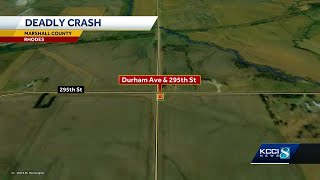 Authorities: 23-year-old woman dies in Marshall County crash