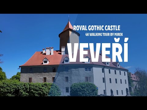 A PEARL ON A ROCKY PROMONTORY ABOVE THE BRNO DAM VEVEŘÍ CASTLE 4K HDR 60 FPS MAY 2024