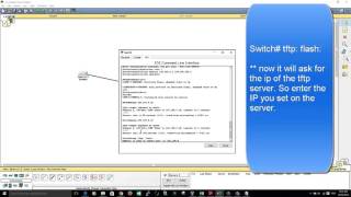 Upgrade IOS on a Cisco Packet Tracer switch