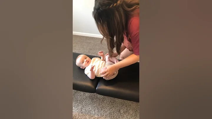 Our CUTEST little patient returns for another treatment 🥰 #chiropractic