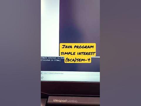 simple interest program using Java|Gu|#shorts #viral - YouTube