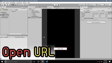 How to open URL in unity