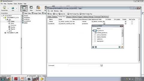 crear llaves foraneas en sql server / navicat