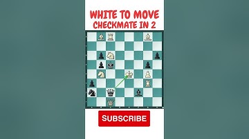 Checkmate Challenge: Mate in 2 Moves! 🤯 #chesspuzzle