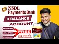 NSDL Payment Bank Account Opening Online 2026 | NSDL Bank Account Opening | NSDL Payment Bank
