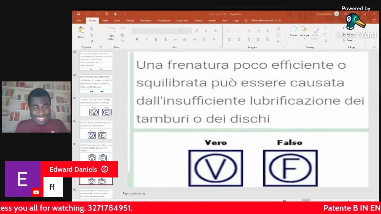 Chapter 21 lesson 21 Quiz sui A B S e Freni squilibrati YouTube