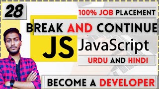 break and continue statement in JavaScript