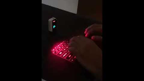 Brookstone Virtual Keyboard Demo