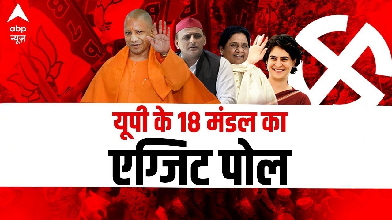 UP के 18 मंडल का EXIT POLL UP Election Results 2022 ABP News YouTube