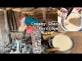 Cooking authentic ghana ekuegbeemin  akwegbemi crashed hominy corn porridge fine creamy grits