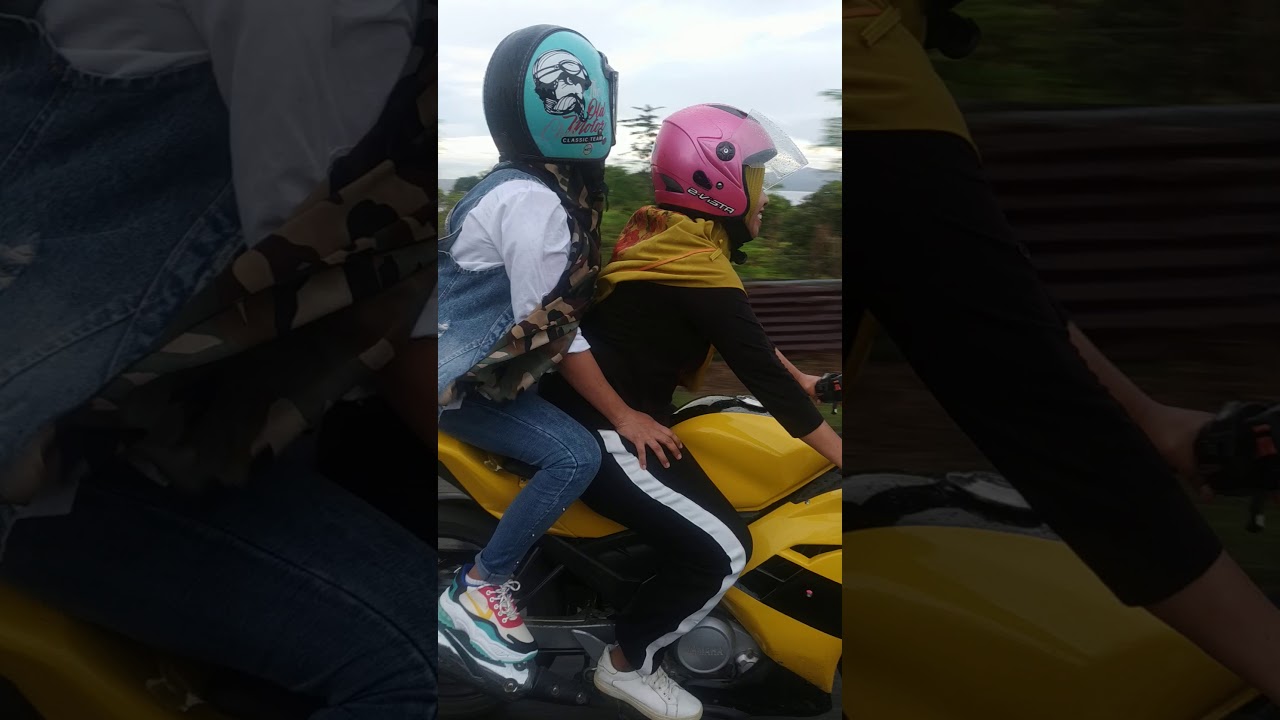 Cewek cantik bawa moge - YouTube