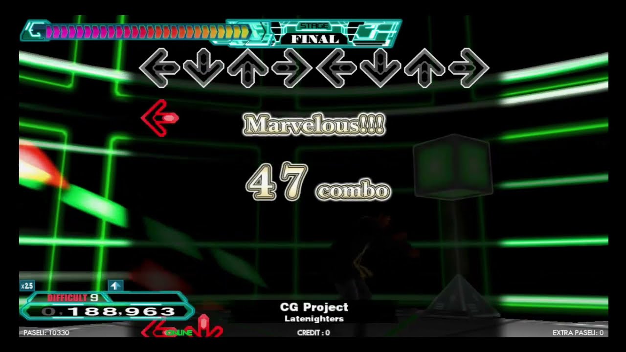 LV9】DDR / CG Project - DIFFICULT DOUBLE with handclap - YouTube