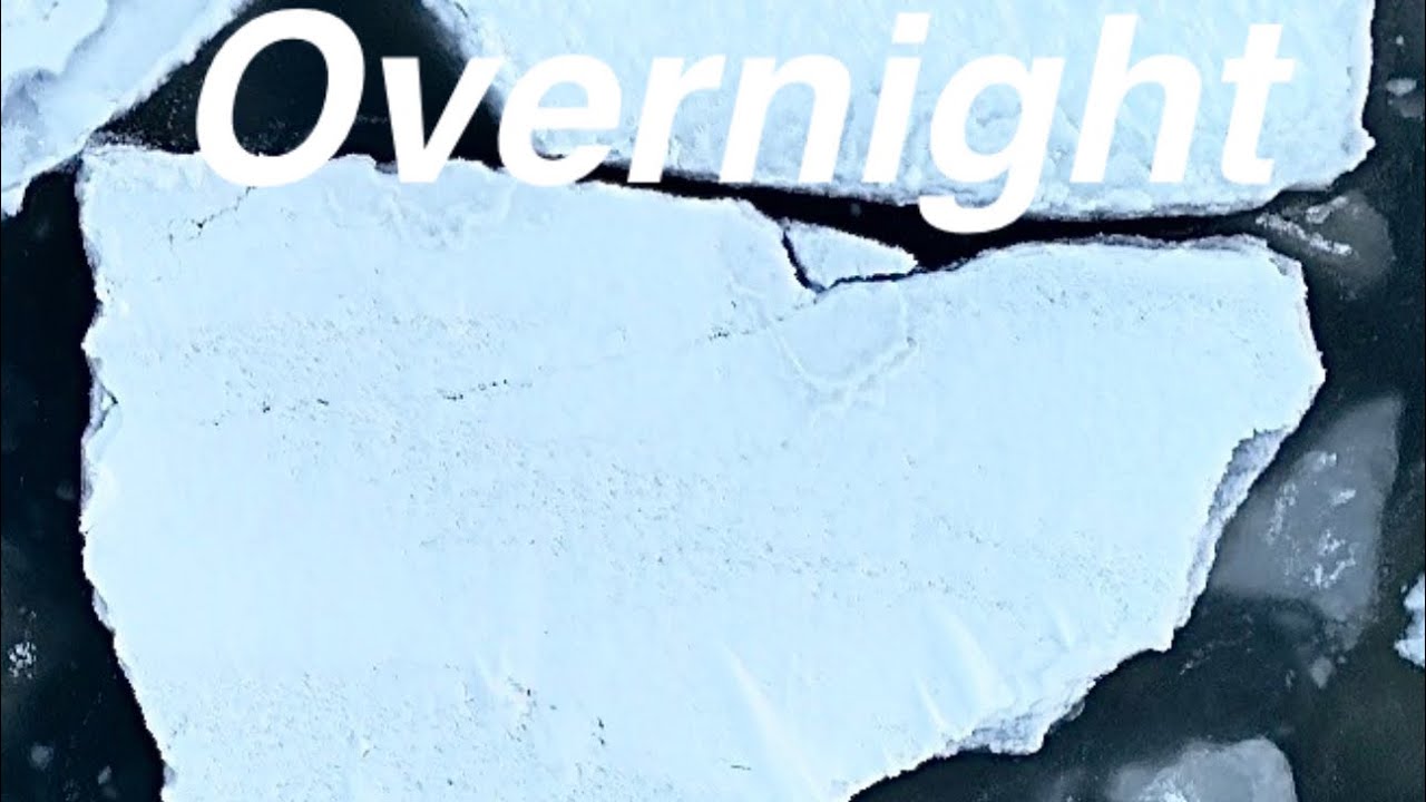 The Sea Froze Overnight — A Rare Sight in Denmark