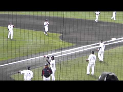 【WBC2013 侍ジャパン】 野手のキャッチボール_2013021501