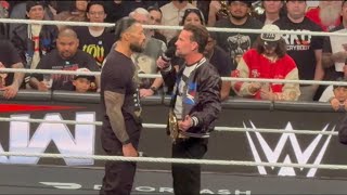 Roman Reigns & Cm Punk Segment Wwe Monday Night Raw 041326 Full Segment