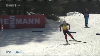 Gold Massenstart Damen Lisa Hauser und die ORF Kommentatoren :)