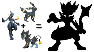 Pokemon Fusion #56: Shadow Mewtwo x Umbreon x Luxray | OFishPS