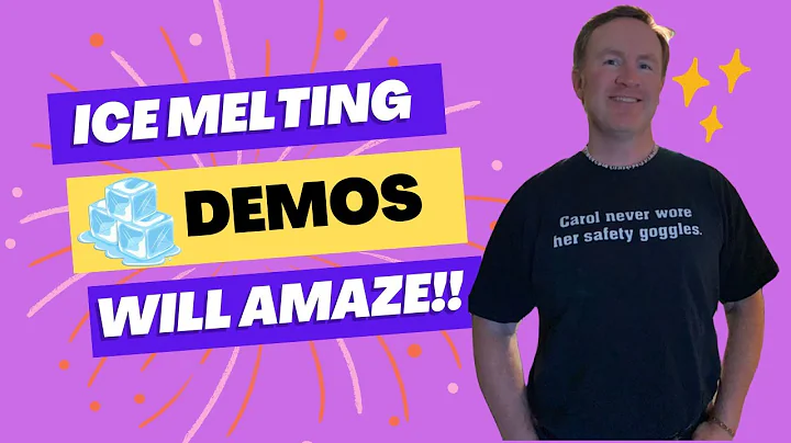 Ice melting block demonstration