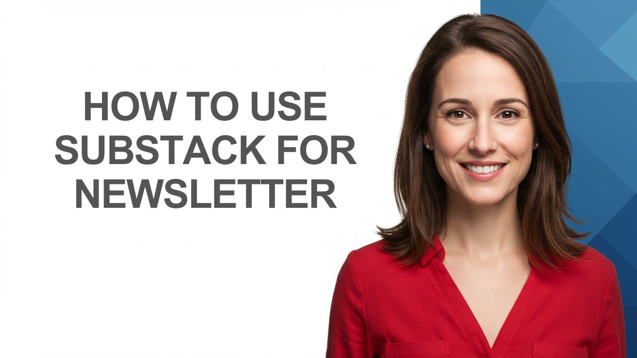 How to Use Substack for Newsletter - AshleyHowTo - YouTube