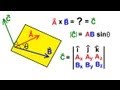 Physics 1 - Vectors (16 of 21) Product Of Vectors: Cross Product: Vector Product