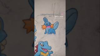 Painting Water Type Starters Part 7! #mudkip #pokemon #gaming #fanart #pokemon #fypシ #fyp
