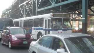 Bus Action @ Queens Plaza (Orion V D Q32, RTS Q37/102, and New Flyer C40LF NIS)