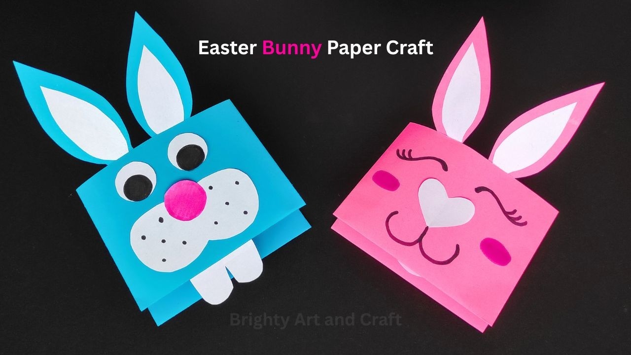 Easter Paper Craft Ideas / How to make a Paper Bunny Hand Puppet /Easy ...