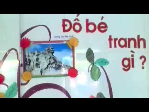 Trang trí lớp học mầm non - Góc tranh ảnh