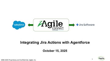 Integrating Jira Actions with Agentforce using zAgileConnect (Demo)