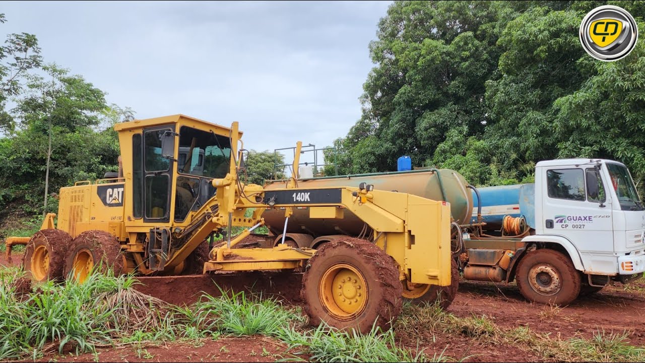 PATROL 140K CATERPILLAR NA MANUTENÇÃO DE AUTÓDROMO MUNICIPAL/Motoniveladora/Patrola/Road Grader.