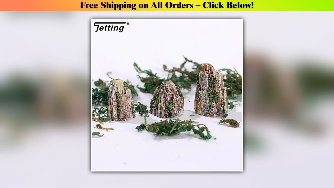 Simulation Mountain Miniature Fake Stone Artificial Hill Bonsai Ornaments Fairy Garden Accessories