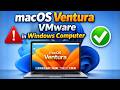 How to Install macOS Ventura on VMware Workstation (Windows 10/11) | 2026