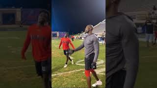 Celebrity Legendary WR Terrell Owens lines up against JSU DB C.J Holmes at Deion Sanders’ Camp. 6/18/21 Wealth