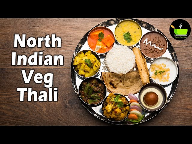 North Indian Thali Recipe | Quick & Easy North Indian Veg Thali | Veg Thali Recipe | Indian Thali | She Cooks