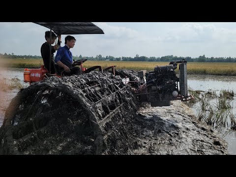 Video test máy hộp số máy cày chạy cực phê - youtube