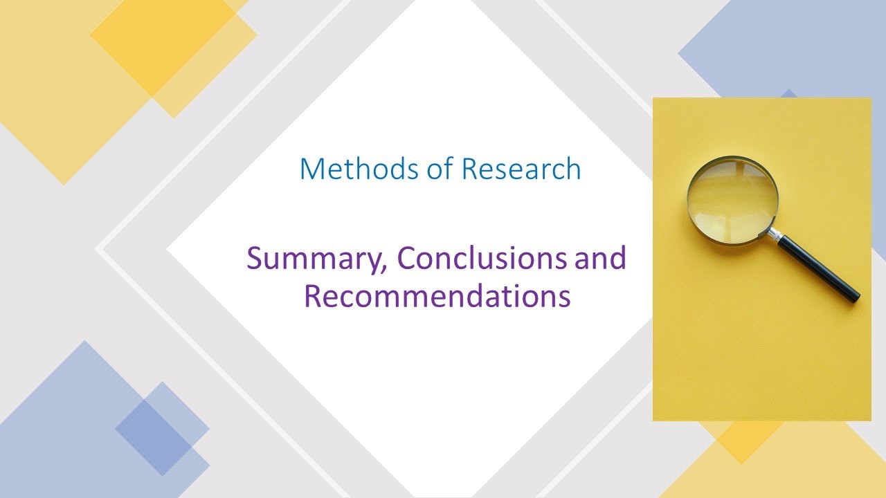 conclusion and recommendation in qualitative research