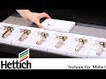 Intermat hinge series: technical briefing by Hettich