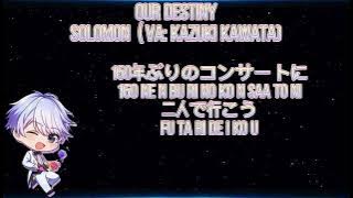 【Obey Me】Our Destiny-Solomon（VA: Kazuki Kawata)Romanized/Japanese Lyric Video