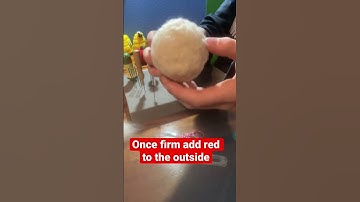 How to needle felt an apple 🍎 🍎