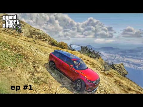 Gta 5 Offroading with Range Rover Velar on the Top of Mount Chilliad │first video