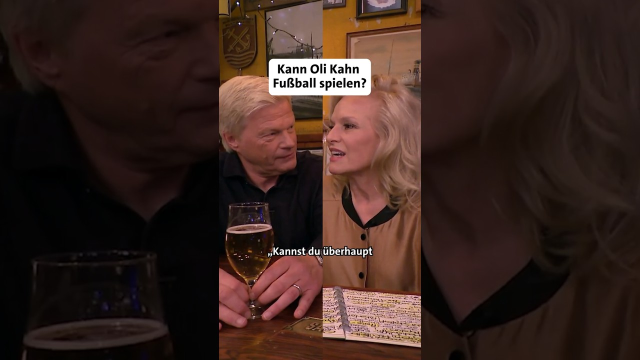 Kann Oliver Kahn überhaupt Fußball spielen? 😂