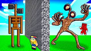 Tunayı Yapı Kapışmasında SİREN KAFA ile TROLLEDİM !! - Minecraft
