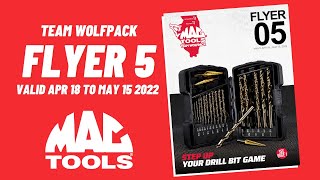 Mac Tools Flyer 5 | Team Wolfpack | Valid April 18 to May 15, 2022