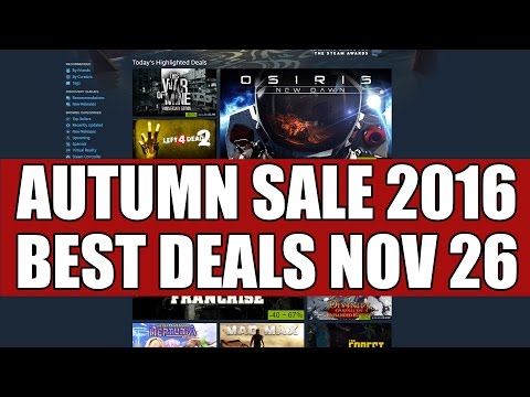 Steam Autumn Sale 2016 | Nov 26 Frontpage Games & Recommendations