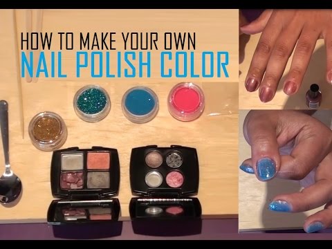 Faites votre propre Nail Polish couleur manucure bricolage Tutorial