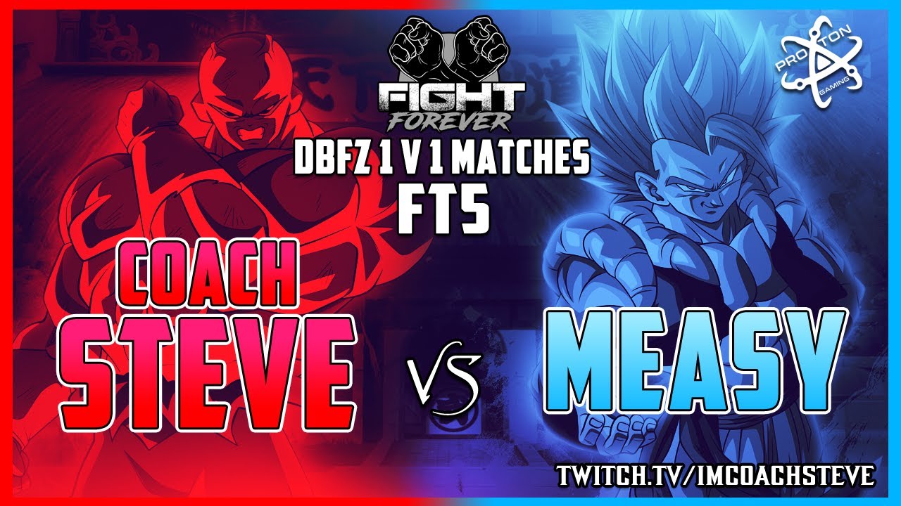 [DBFZ] Coach Steve Fights The 1 v 1 Tournament Winner! Coach Steve vs Measy!
